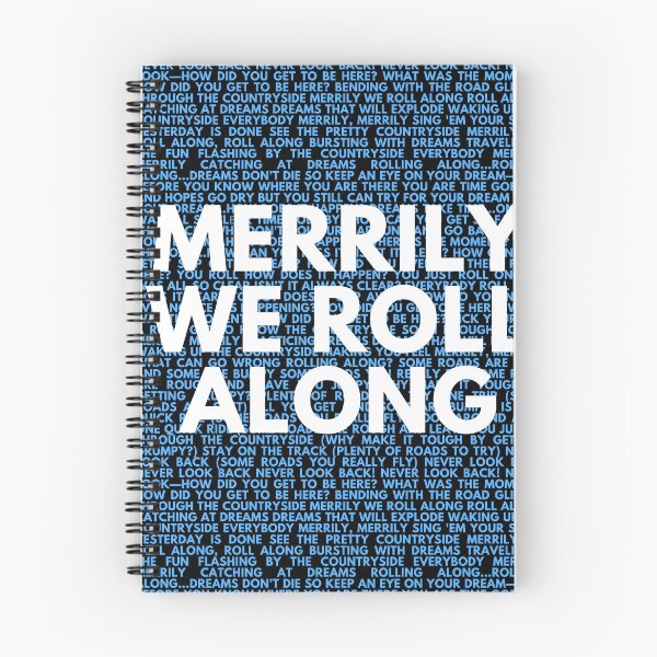 Item preview, Merrily we roll along lyrics  designed and sold by broadwaygirl142.
