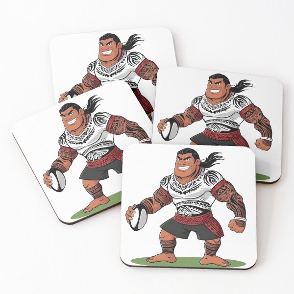 Item preview, Tribal  Japanese Rugby Hero – Warrior Mascot Art designed and sold by RAA-Logo-Image.