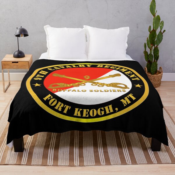 Item preview, Army - 9th Cavalry Regiment - Fort Keogh,  MT - Buffalo Soldiers w Cav Branch designed and sold by Military Insignia Products.