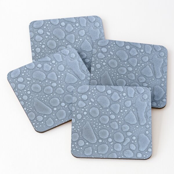 Item preview, Raindrops on a gray stone surface designed and sold by Sannele Design.