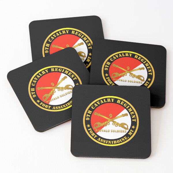 Item preview, Army - 9th Cavalry Regiment - Fort Assiniboine,  MT - Buffalo Soldiers w Cav Branch designed and sold by Military Insignia Products.