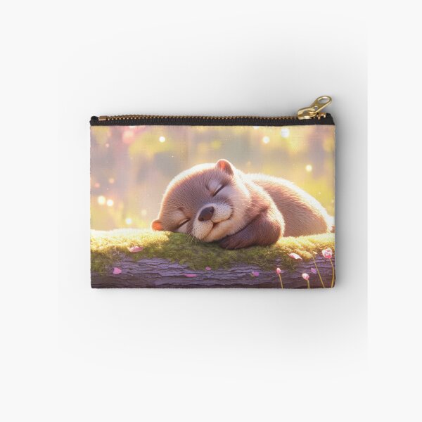 Item preview, Blossom Dreams – Sleeping Otter in Spring Glow designed and sold by AshiraCreations.