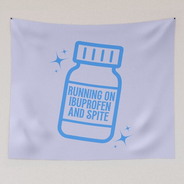Item preview, running on ibuprophen and spite designed and sold by goblinbabe.
