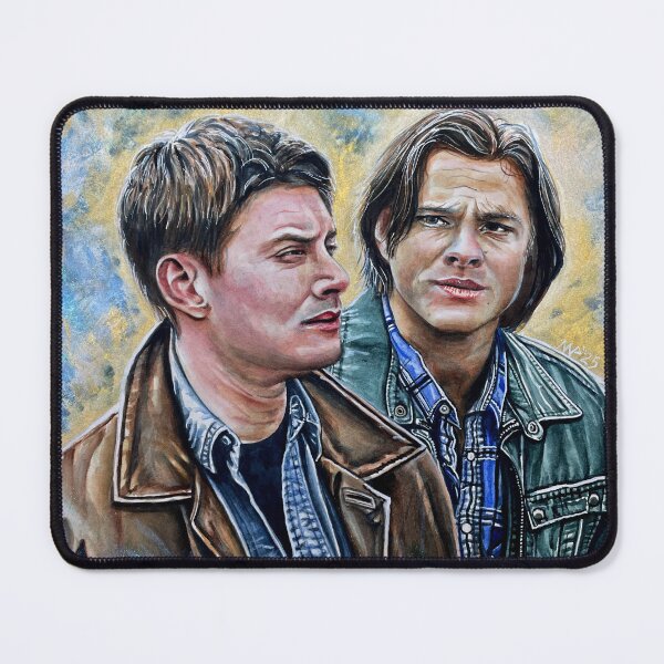 Item preview, Dean and Sam Winchester - Season 5 portrait designed and sold by sidewinder-art.