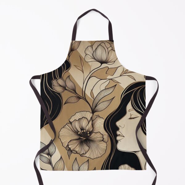 Item preview, Abstract Woman’s Face – AI Artwork with Bold Black Line Art for Modern Clothing and Accessories for Women and Girls designed and sold by knalpot-design.