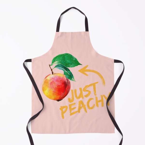 Item preview, Just Peachy Watercolor Fruit Pun | Cute Aesthetic Peach Design designed and sold by Reugba.