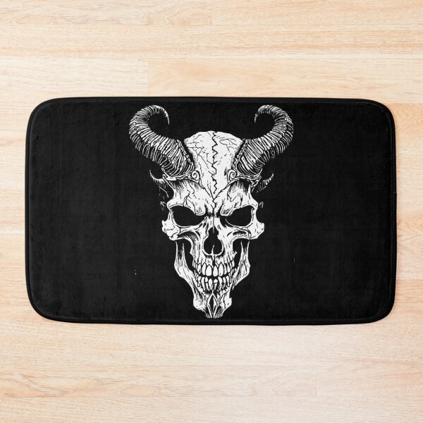 Item preview, Skull with horns 2 designed and sold by DraklithsDen.