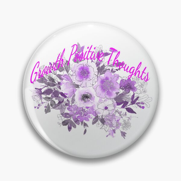 Item preview, Grow Positive Thougts & Purple Flowers designed and sold by adlkh.