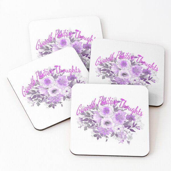 Item preview, Grow Positive Thougts & Purple Flowers designed and sold by adlkh.