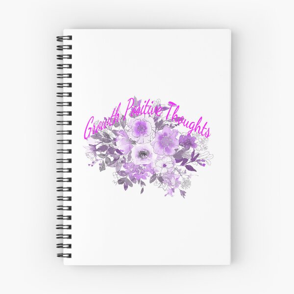 Item preview, Grow Positive Thougts & Purple Flowers designed and sold by adlkh.