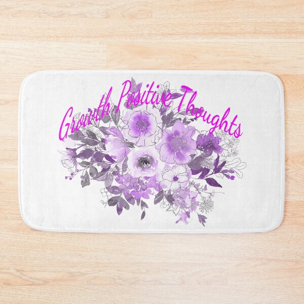 Item preview, Grow Positive Thougts & Purple Flowers designed and sold by adlkh.