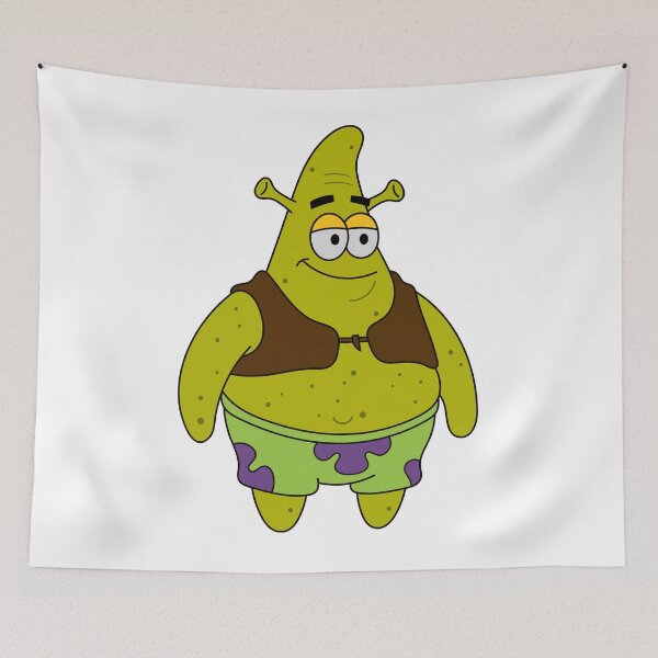 Item preview, Shrek-Tricio, Patrick star fused with Shrek designed and sold by DibujandoPorfa.