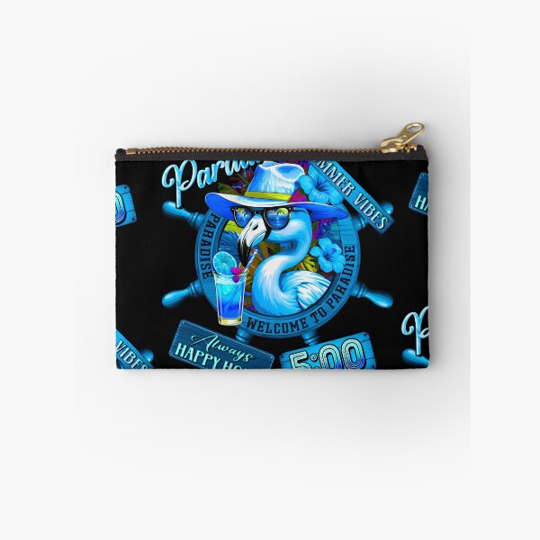 Item preview, Always Happy Hour in Paradise It's 5 o'clock Pink Flamingo Summer Vibes designed and sold by MindWave THC.