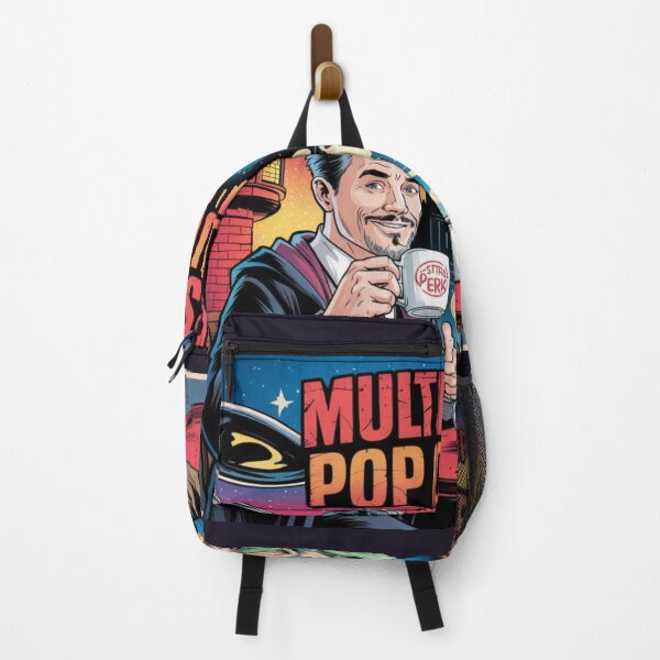 Item preview, Pop Culture T-shirt – “Multiverse of Pop Culture” with Baby Yoda, Marvel, Central Perk & Sorcerer designed and sold by DRAWZENART.