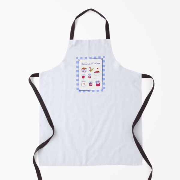 Item preview, Copie de Strawberry jam and white and blue dishes designed and sold by rizdrawings.