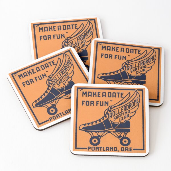 Item preview, Rollerdrome Portland Oregon Roller Skating Rink Sticker Decal Label Design 2 designed and sold by tislord.