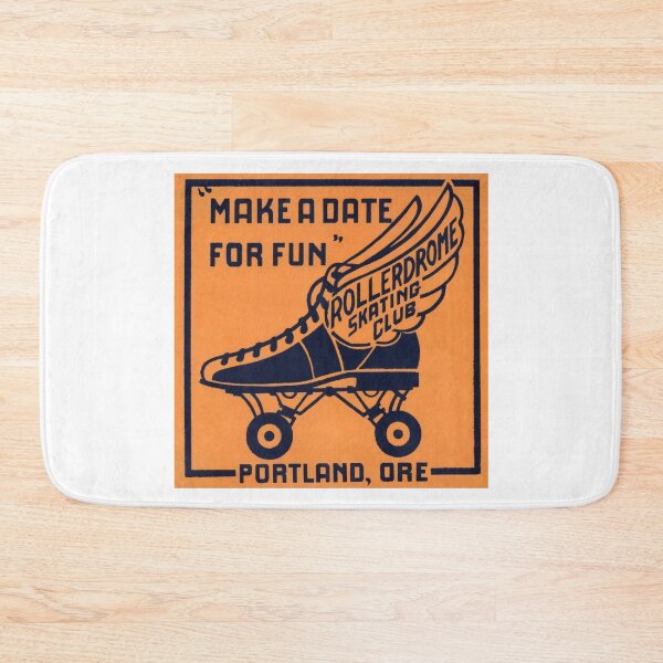 Item preview, Rollerdrome Portland Oregon Roller Skating Rink Sticker Decal Label Design 2 designed and sold by tislord.