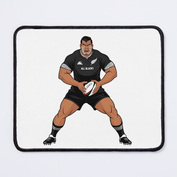 Item preview, All Blacks Maori Warrior – New Zealand Rugby Power Art designed and sold by RAA-Logo-Image.