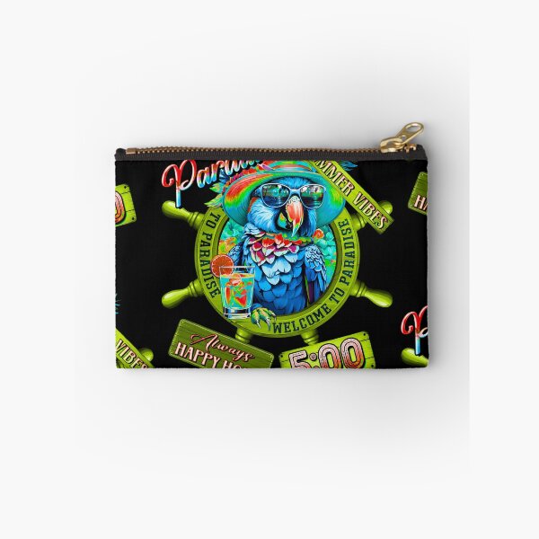 Item preview, Always Happy Hour in Paradise It's 5 o'clock Pink Flamingo Summer Vibes designed and sold by MindWave THC.
