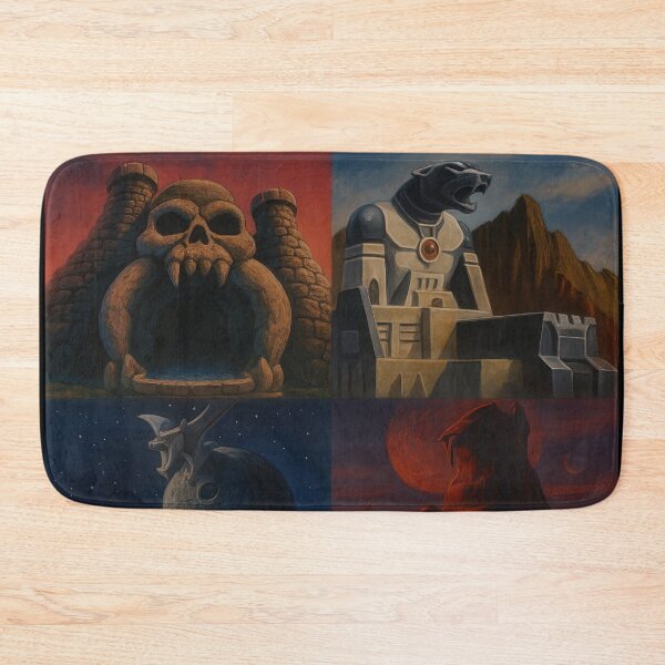 Item preview, Cartoon Evil Lairs of Villains Collection designed and sold by Retr0Tshirts.