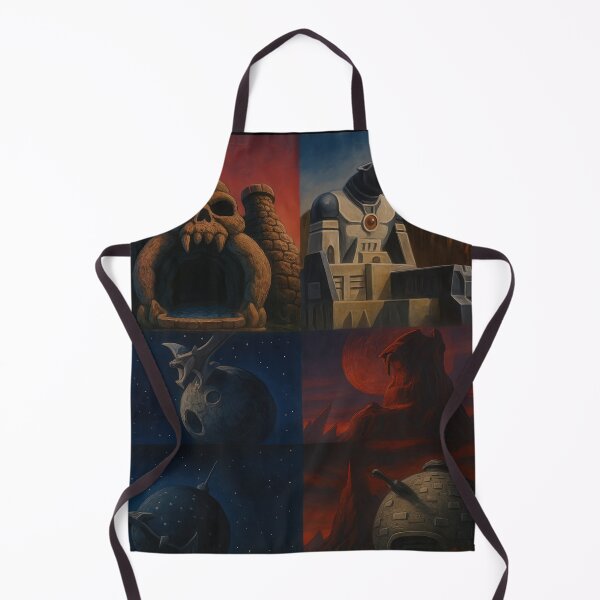 Item preview, Cartoon Evil Lairs of Villains Collection designed and sold by Retr0Tshirts.