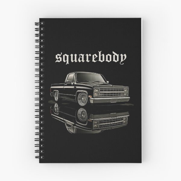 Item preview, Chevy Squarebody C10 Slammed Pickup Truck – Black Lowrider Reflection  designed and sold by TheArtOfCar.