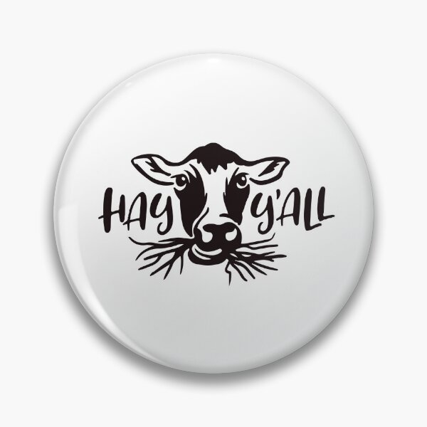 Item preview, Hay Y'all, Funny Cow, Cute Cow, Highland Cow, Cow Gifts For Her, Ranch, Dairy Farm, Cow Lover designed and sold by DesignDenDo ⭐⭐⭐⭐⭐.