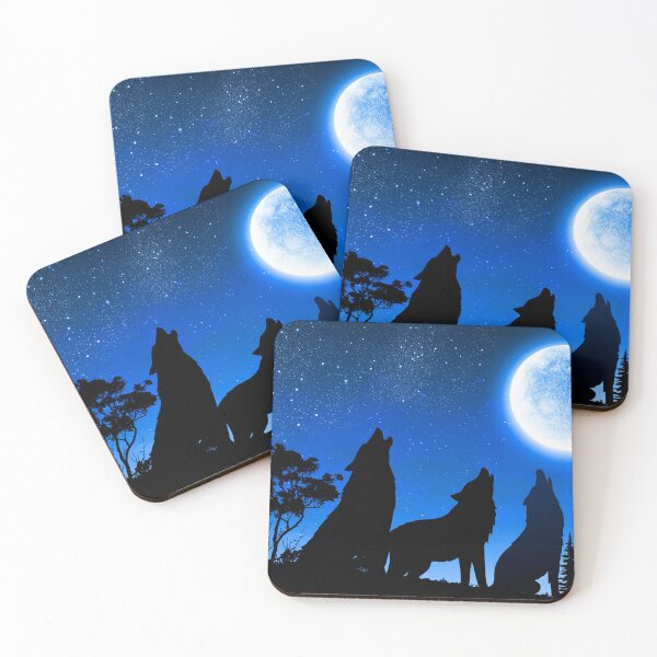 Item preview, Howling Under The Bright Moon designed and sold by DigitalShoppeIL.