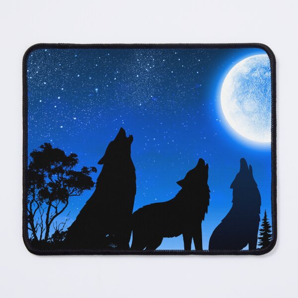 Item preview, Howling Under The Bright Moon designed and sold by DigitalShoppeIL.