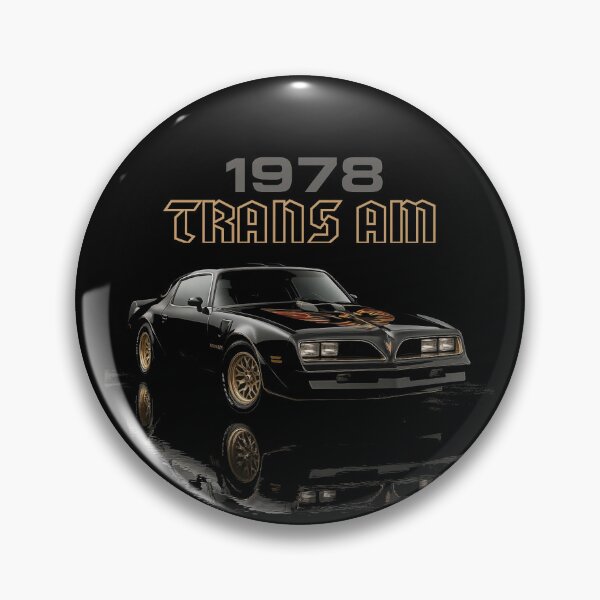 Item preview, 1978 Trans Am Firebird Black and Gold Muscle Car Reflection designed and sold by TheArtOfCar.