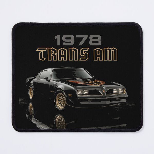 Item preview, 1978 Trans Am Firebird Black and Gold Muscle Car Reflection designed and sold by TheArtOfCar.