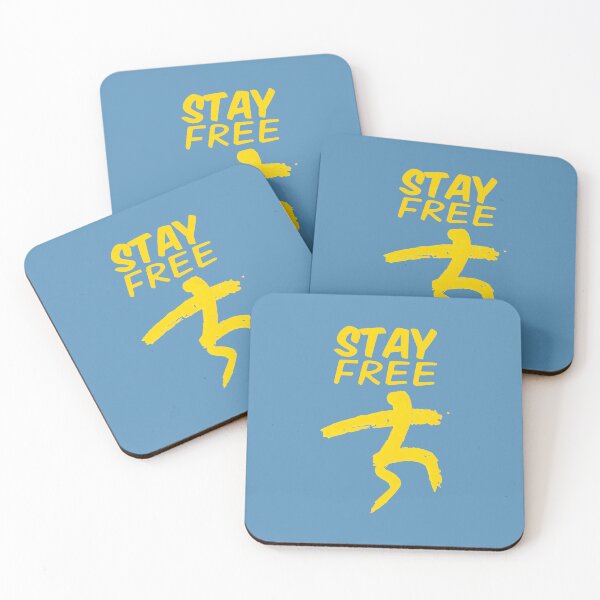 Item preview, Stay Free Yellow Motion Figure Expresses Joyful Energy designed and sold by SplashTastic.