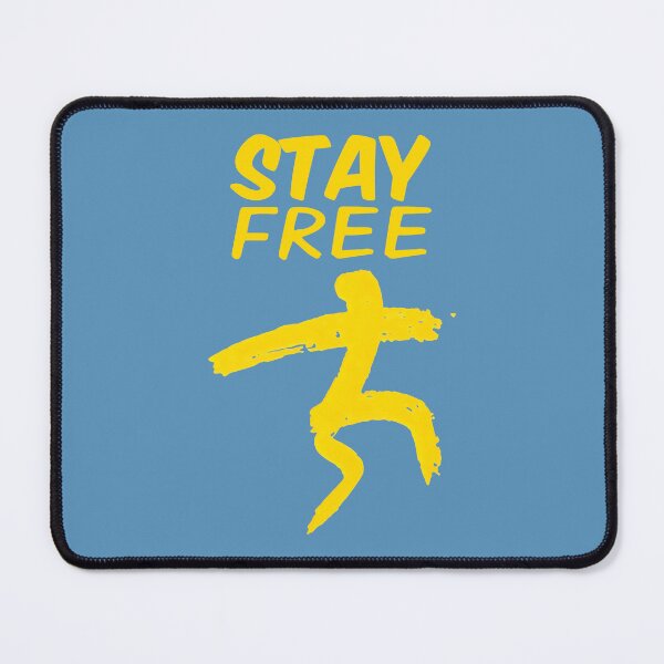 Item preview, Stay Free Yellow Motion Figure Expresses Joyful Energy designed and sold by SplashTastic.