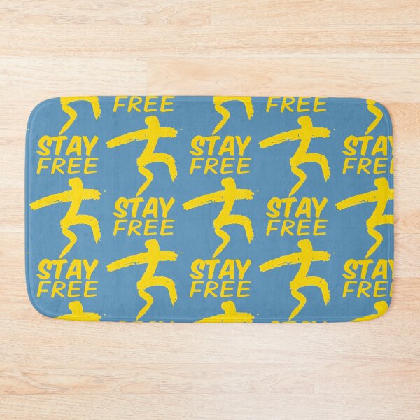 Item preview, Stay Free Yellow Motion Figure Expresses Joyful Energy designed and sold by SplashTastic.