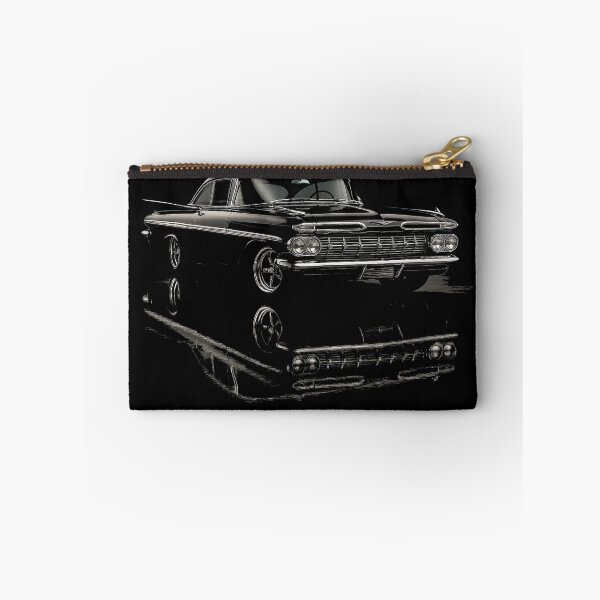 Item preview, 1959 Chevrolet Impala Black Lowrider Classic Car – Chrome Reflection designed and sold by TheArtOfCar.