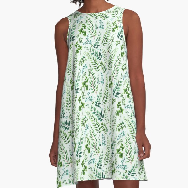 Item preview, Greenery Botanical Print Mint Green designed and sold by SilverPegasus.