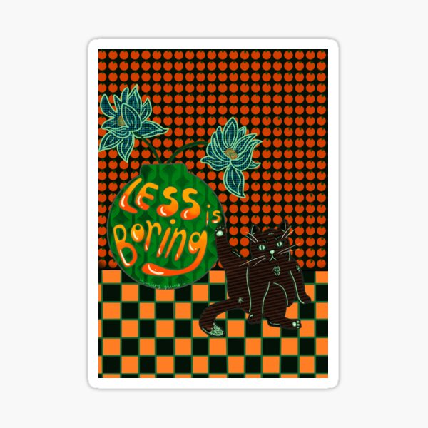 Item preview, Less is Boring  designed and sold by Lunar Stray.