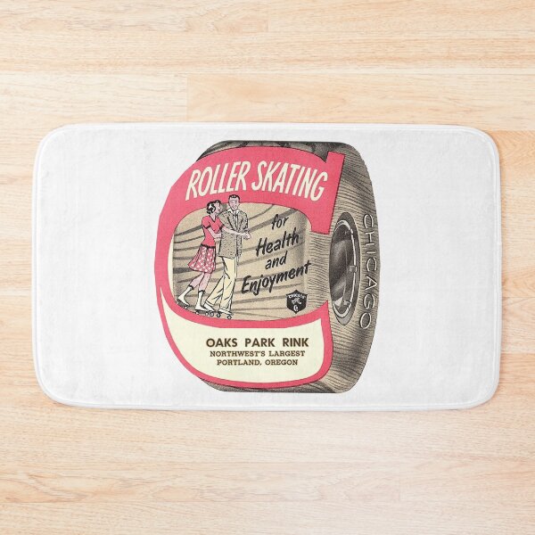 Item preview, Oaks Rink Portland Oregon Roller Skating Rink Sticker Decal Label Design 2 designed and sold by tislord.