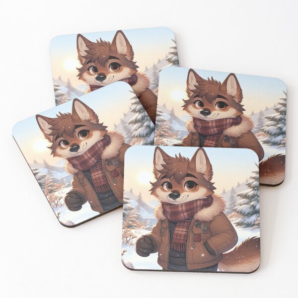 Item preview, Winter Travels by the Brown Coyote designed and sold by nikkolaus.