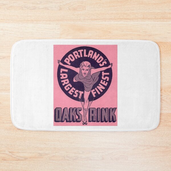 Item preview, Oaks Rink Portland Oregon Roller Skating Rink Sticker Decal Label Design 3 designed and sold by tislord.