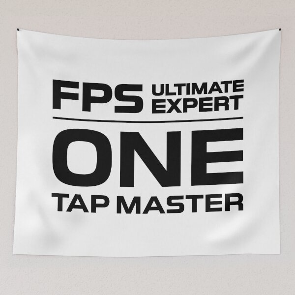 Artikelvorschau, FPS Ultimate Expert One Tap Master Schwarz auf Weiß entworfen und verkauft von JohnnyVillas.