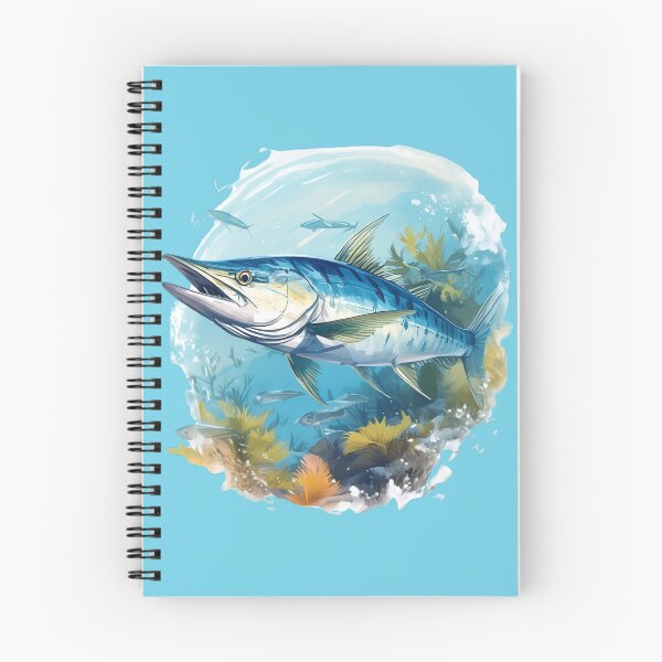 Item preview, Barracuda Fish Watercolor designed and sold by BeachBreezyVA.