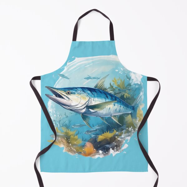 Item preview, Barracuda Fish Watercolor designed and sold by BeachBreezyVA.