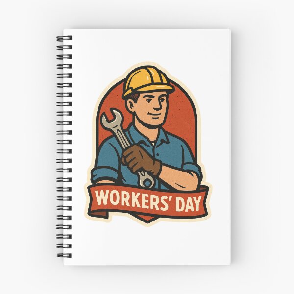 Item preview, Worker's Day Sticker designed and sold by LookinFreshh.