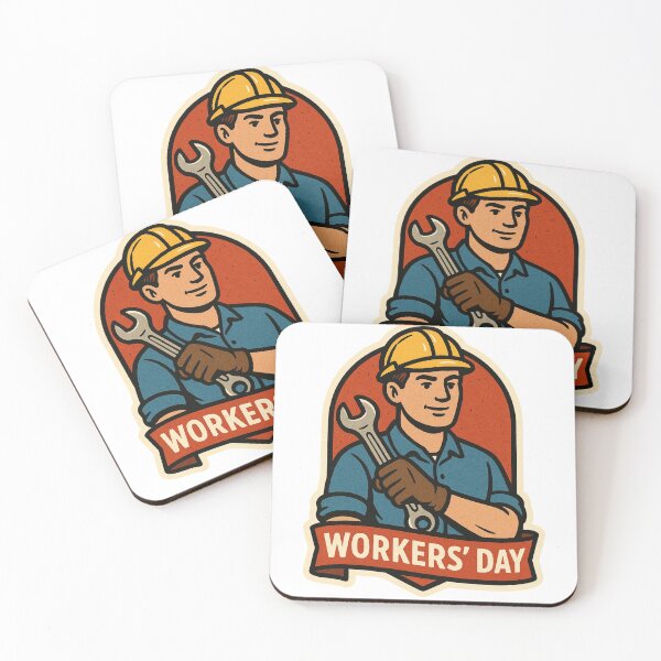 Item preview, Worker's Day Sticker designed and sold by LookinFreshh.