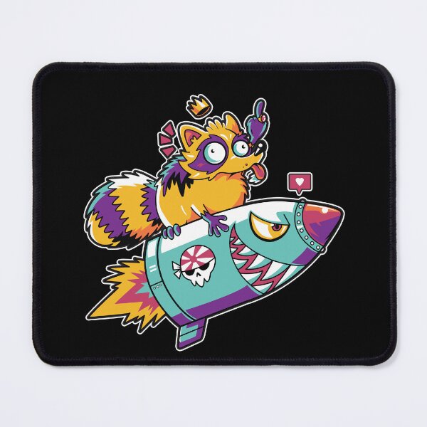 Item preview, Kamikaze Raccoon designed and sold by Okamiruko.