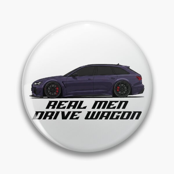 Item preview,  Real Men Drive Purple Wagons designed and sold by Six Deers.