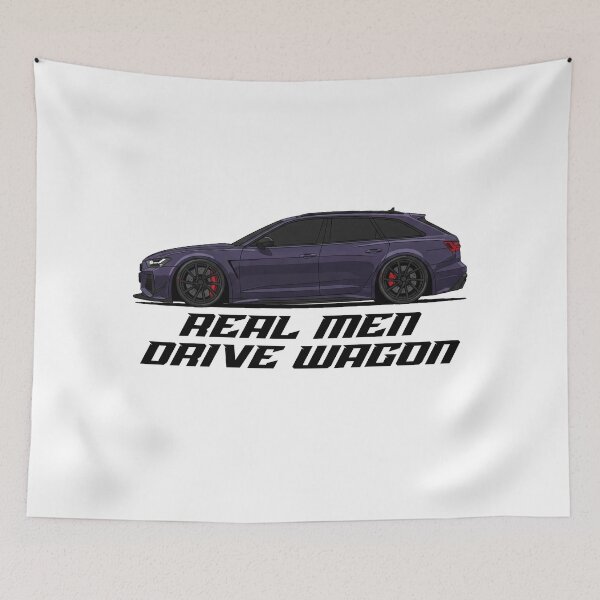 Item preview,  Real Men Drive Purple Wagons designed and sold by Six Deers.
