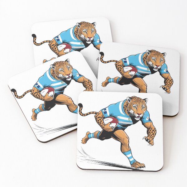 Item preview, Argentina Jaguar Rugby Star – Los Pumas Mascot Running designed and sold by RAA-Logo-Image.