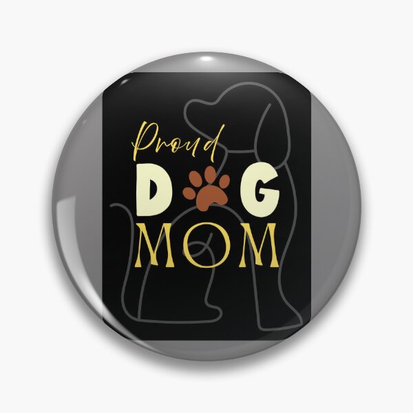 Item preview, Camiseta "Mamá Orgullosa de Perro" | Regalo para dueños de mascotas | Amante minimalista de los perros | Edición en negro intenso designed and sold by ShwethaSSK.